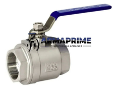 Кран шаровый муфтовый нержавеющий ВВ AISI-304 Ду15 Ру63